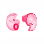 Doc's Proplugs - Solid (Non-Vented), Pink w/o Leash In Retail Case