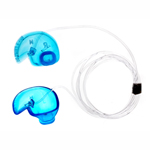 Doc's Proplugs - Solid (Non-Vented), Blue w/ Leash
